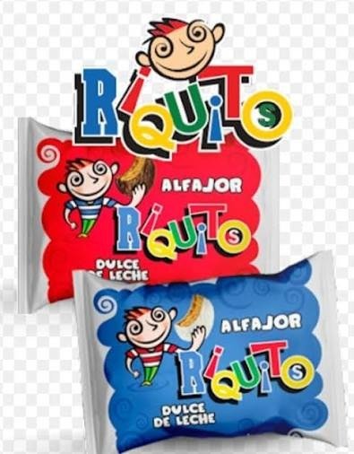 Producto - Alfajor Riquito Simple x 50 unidades NEGRO
