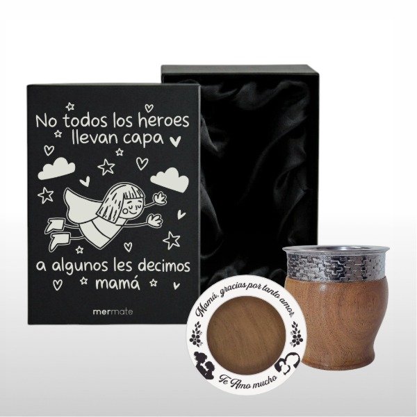 Producto - BOX MATE CON BOMBILLA Y CAJA DE PRESENTACIÓN CON PERSONALIZADO DÍA DE LA MADRE 3 - 4