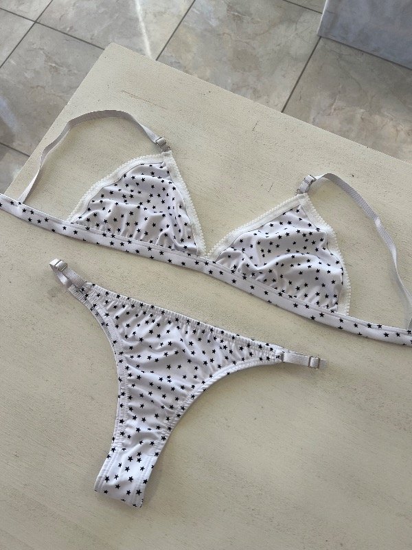 Producto - Conjunto bralette microfibra estrellas - 0