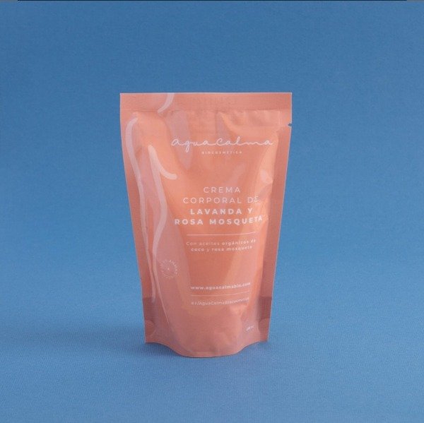 Producto - Crema corporal de lavanda y rosa mosqueta. Repuesto