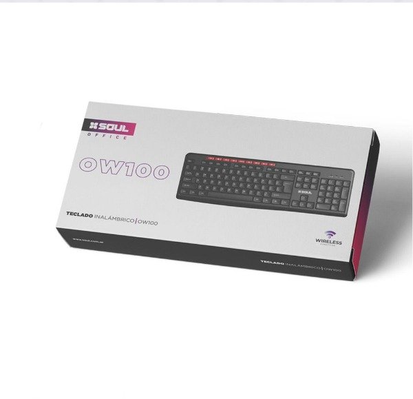 Producto - TECLADO INALAMBRICO SOUL OW100