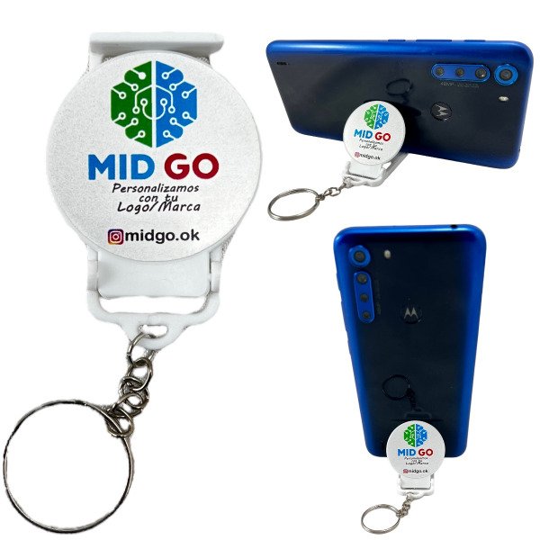 Producto - Logo Corporativo - Pack 1000u Llaveros Porta Celular Personalizados