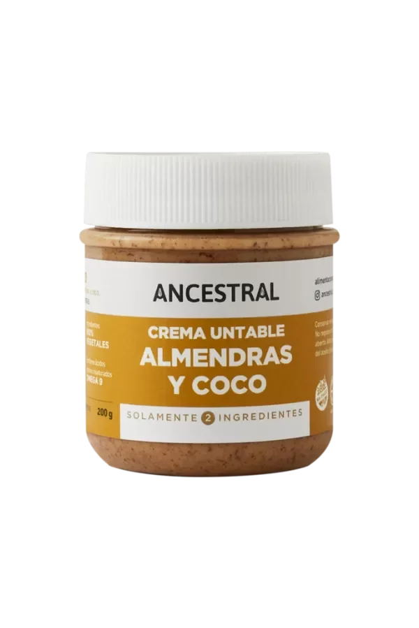 Producto - Pasta untable de almendras y coco