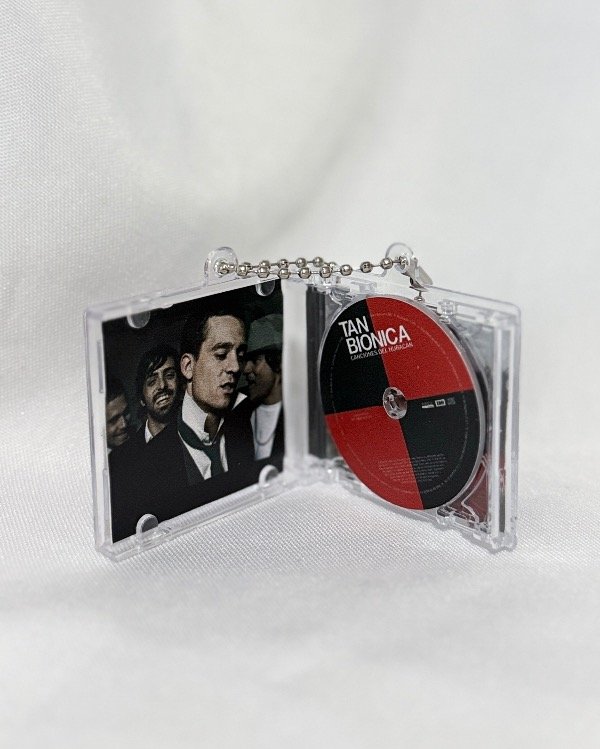 Producto - Llavero Mini Cd CANCIONES DEL HURACÁN Tan Bionica con NFC - Llaveros - 1