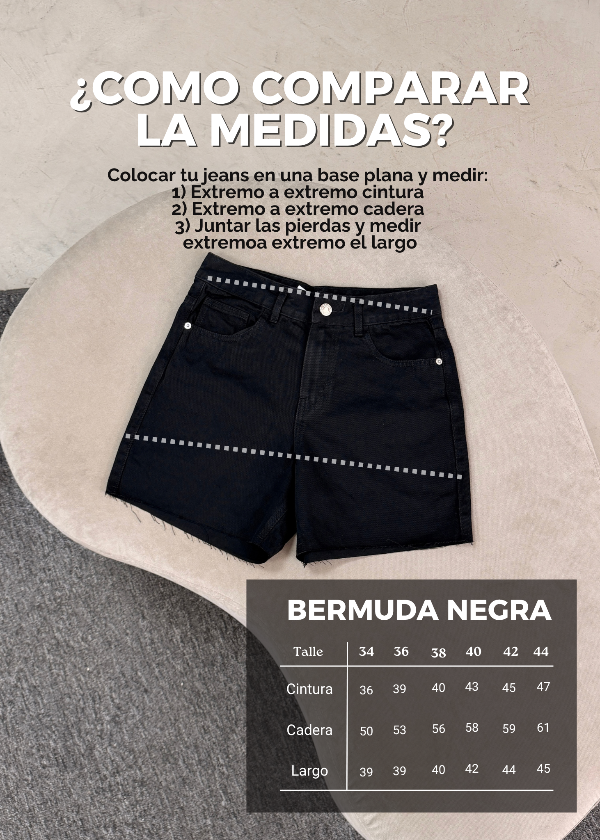 Producto - Bermuda Negra - 3