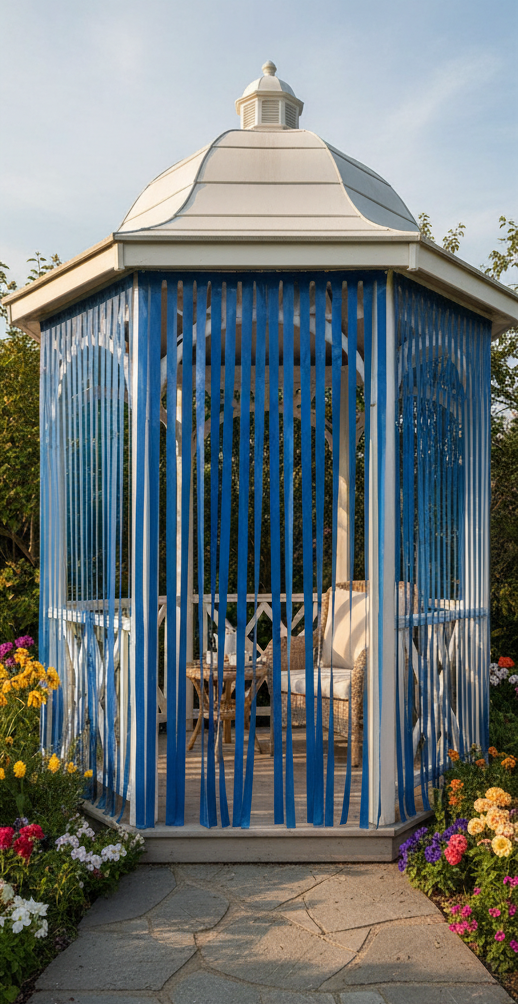 Producto - Cortina Anti moscas de Pvc Tiras Color Azul