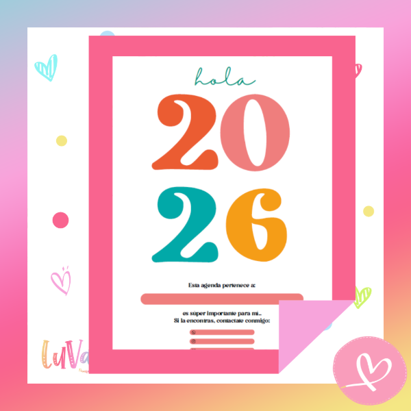 Producto - Agenda Colors 2026