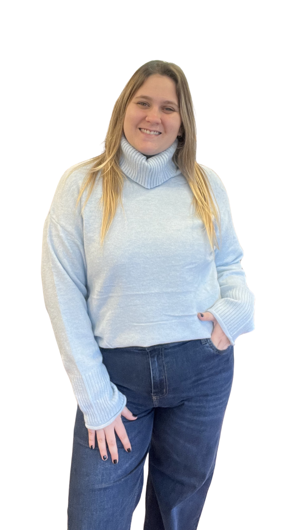 Producto - Polerón celeste