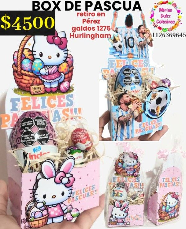 Producto - Box golosinero pascuas