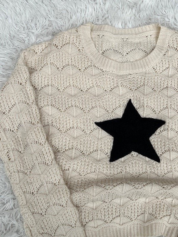 Producto - Suéter calado star talle M - 5