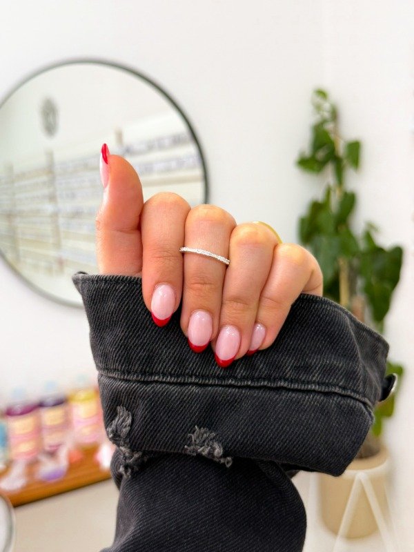 Producto - Anillo acero blanco cubics juntitos regulable