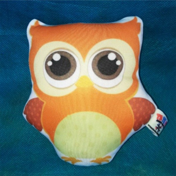 Producto - Muñecos de Apego Buho Naranja