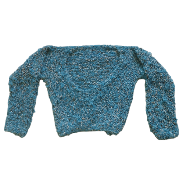 Producto - Sweather crop top Aqua