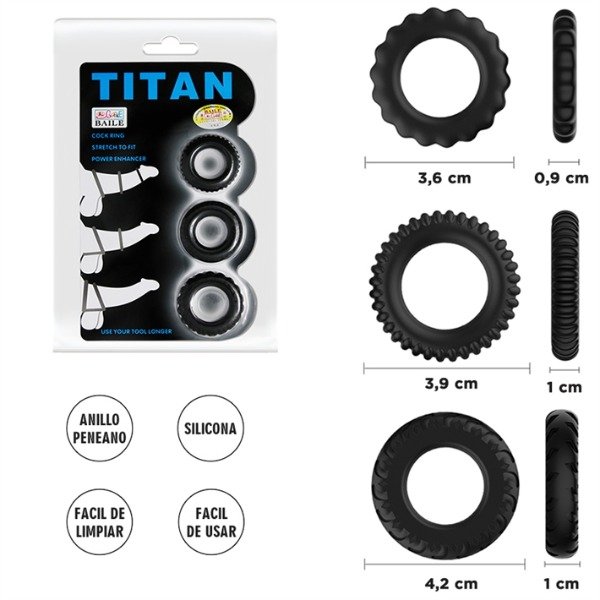 Producto - kit anillos titan premium