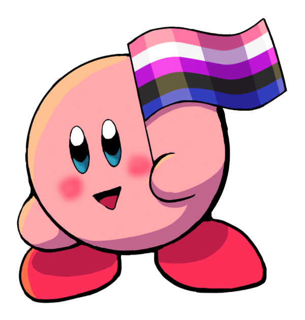 Producto - Sticker Kirby Género fluído