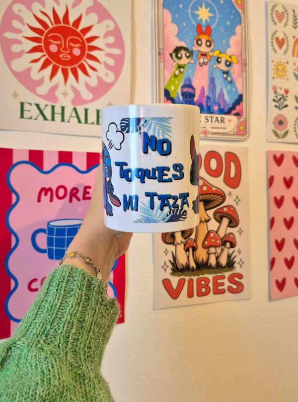 Producto - Taza Stitch - No toques mi taza - 0