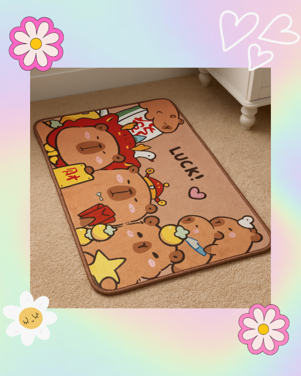 Producto - Alfombra Capybara Rectangular Suave