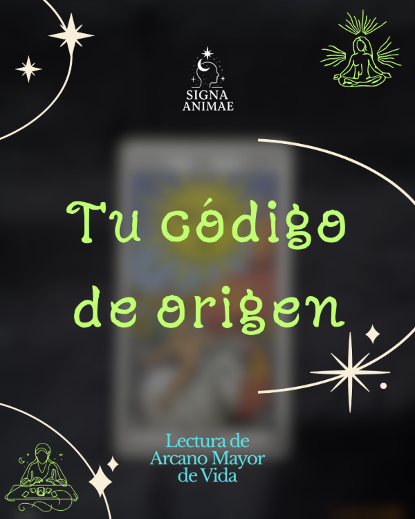Producto - Tu código de Origen - Lectura Arcano Mayor de Vida