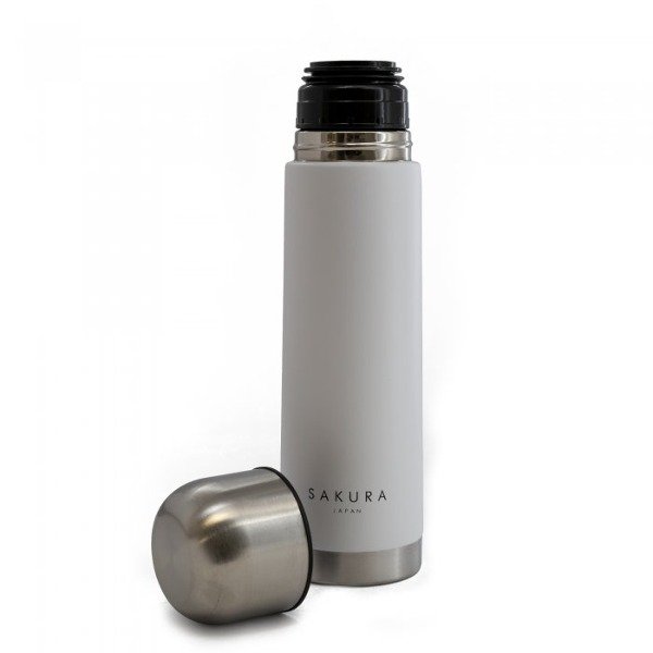 Producto - Termo Sakura Bullet Edition 1 Litro Acero Inoxidable Color Blanco, negro, verde