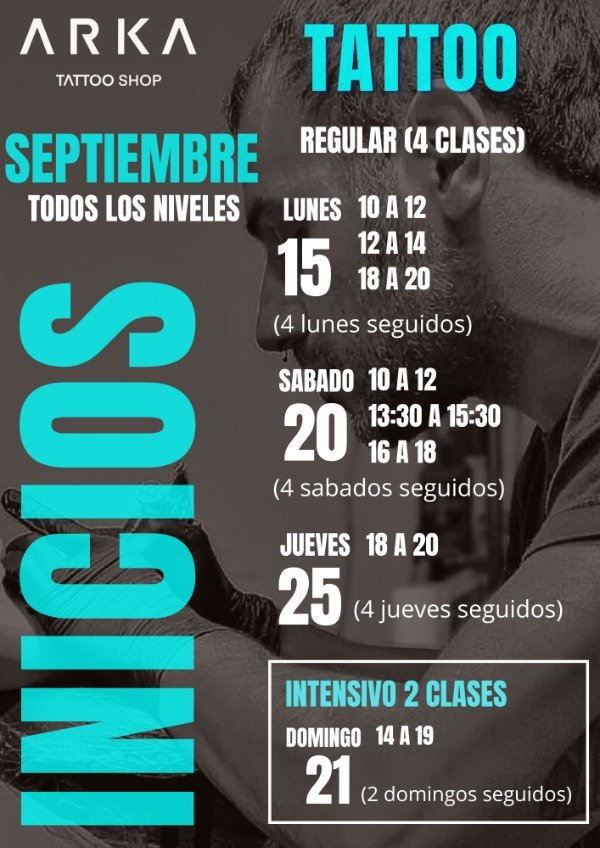 Producto - PROMO CURSO DE TATUAJE CON MATERIALES INCLUIDOS