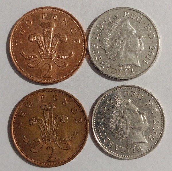 Producto - Inglaterra lote de 4 monedas - 1