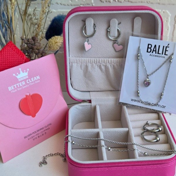 Producto - Combo Plateado (fucsia)