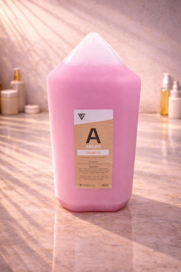 Producto - shampo argán v-blue x 5 litros