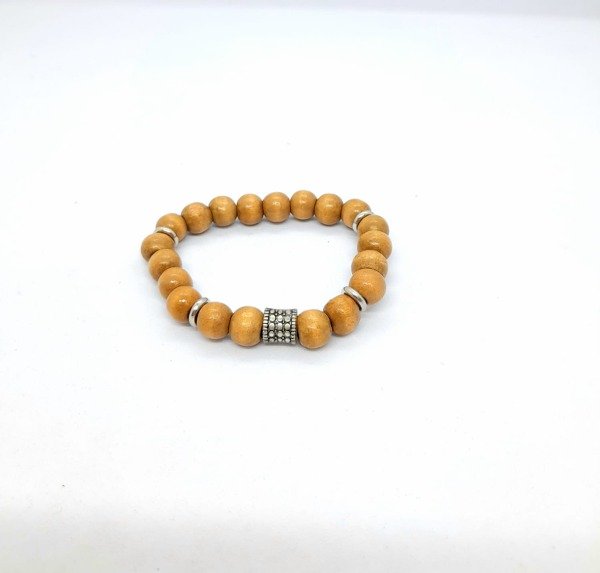Producto - Pulseras bolitas madera