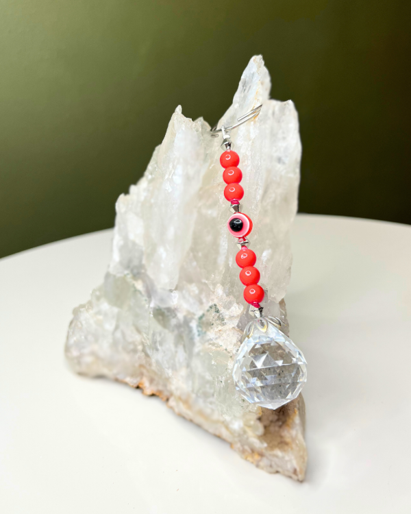 Producto - Llavero Protector con Ojo Turco y Cristal