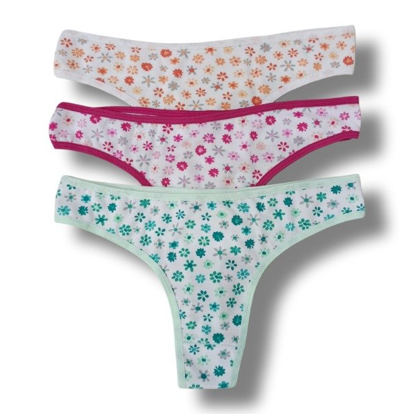 Producto - Colales Estampada Flores Algodón X3