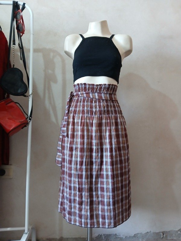 Producto - Falda cuadri L