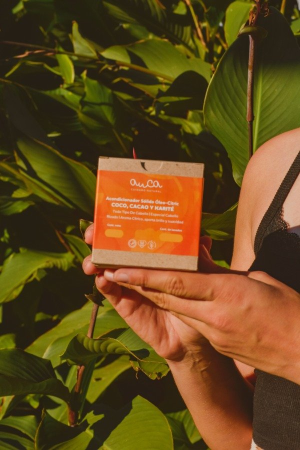 Producto - Acondicionador sólido Coco, Cacao y Karité
