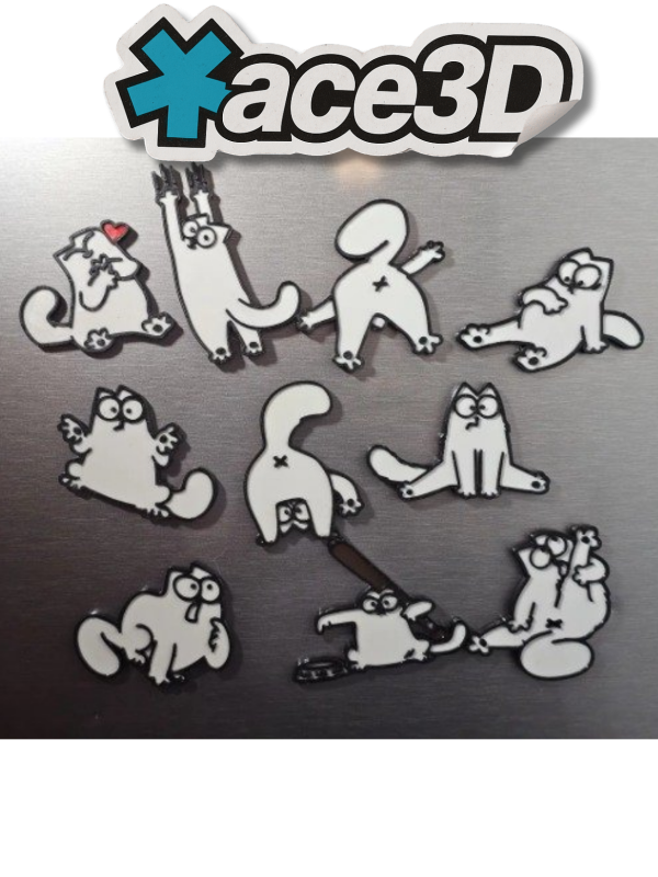 Producto - Imán Decorativo Simon's Cat para Heladera