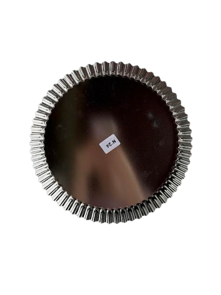 Producto - Molde pastafrola desfondable hojalata 24cm