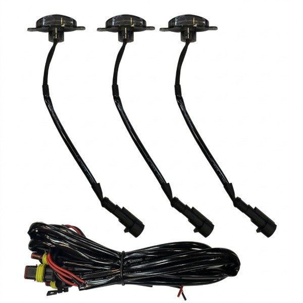 Producto - KIT LUCES LED PARA PARRILLA X3PCS AMBAR - 2