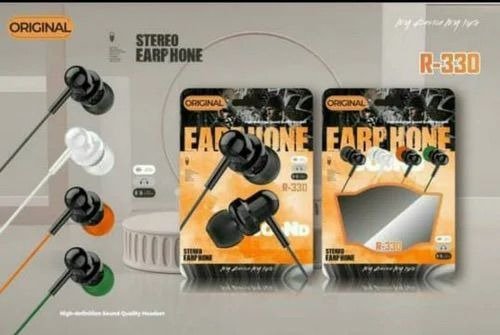 Producto - auricular stereo earphones  R-330 (manos libres) MC0651