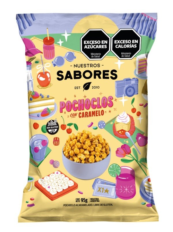 Producto - Pochoclos con caramelo Nuestros Sabores