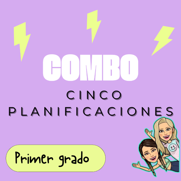 Producto - COMBO 5 PLANIFICACIONES. PRIMER GRADO