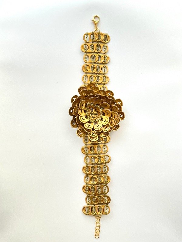 Producto - Chocker flower golden