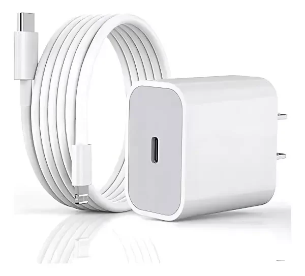 Producto - Cargador 20W Calidad Original + Cable USB-C a Lighitng