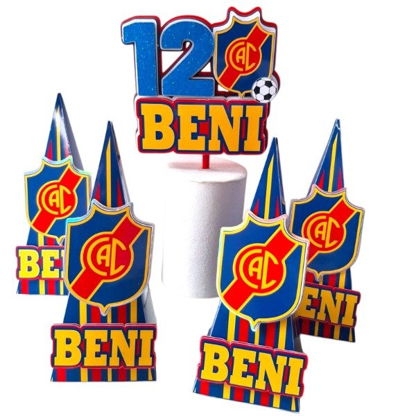 Producto - Cake topper Fútbol Colegiales