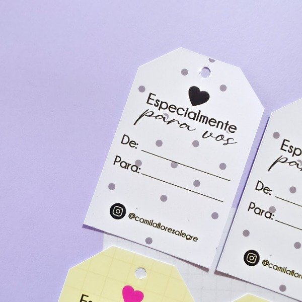 Producto - Tags 6x4cm