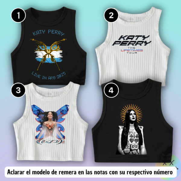 Producto - Musculosas Katy Perry #1