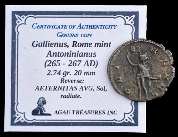 Producto - Galieno Antoniano (265-267 d.C.) Aeternitas (Eternidad del Augusto)