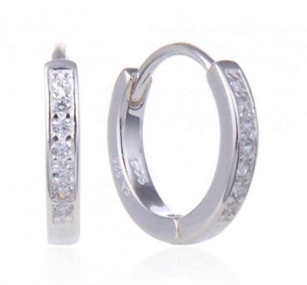 Producto - Argollas Plata 925 Cubic