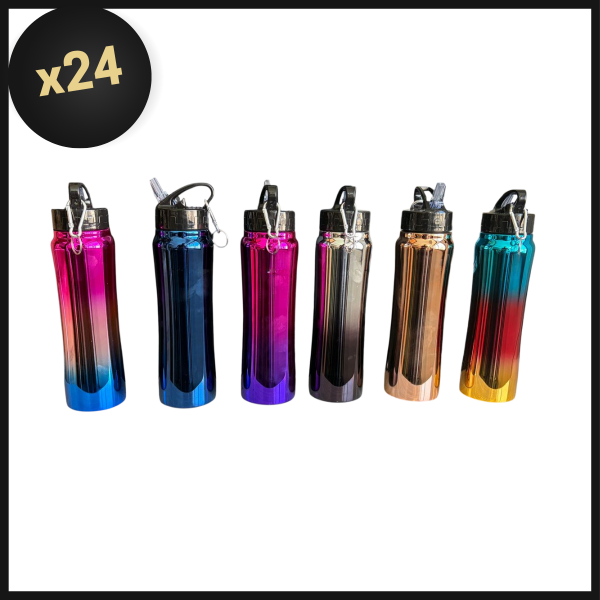 Producto - PROMO BULTO BOTELLA DEPORTIVA DEGRADE 750ML SIN LOGO