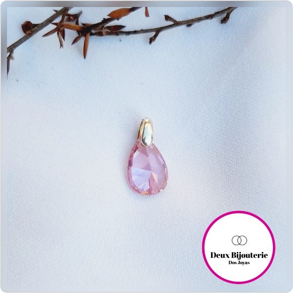 Producto - Dije gota rosa pl