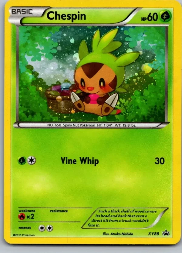 Producto - Chespin (Collector Chest) Holo Promo XY Promos XY88