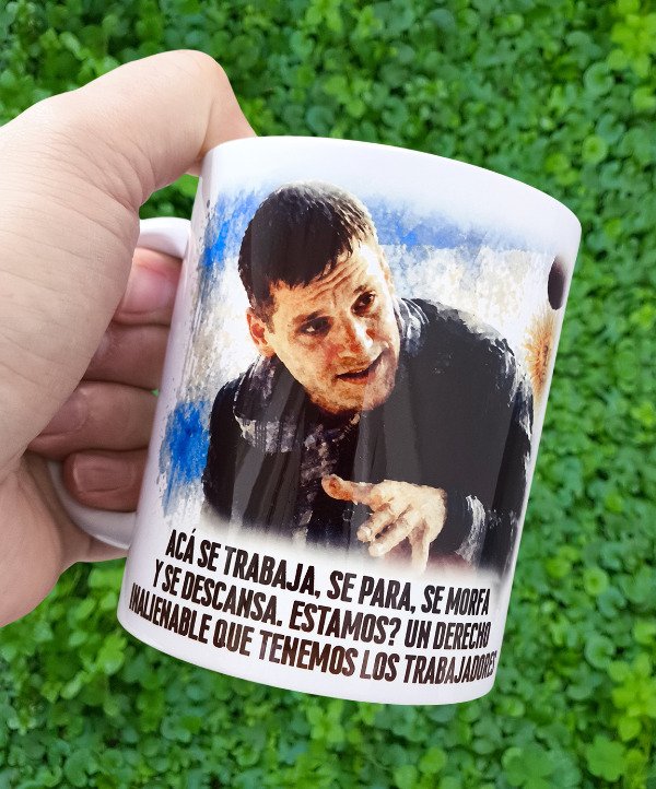 Producto - Acá se trabaja, se para, se morfa y se descansa. [Lombardo][El Puntero]