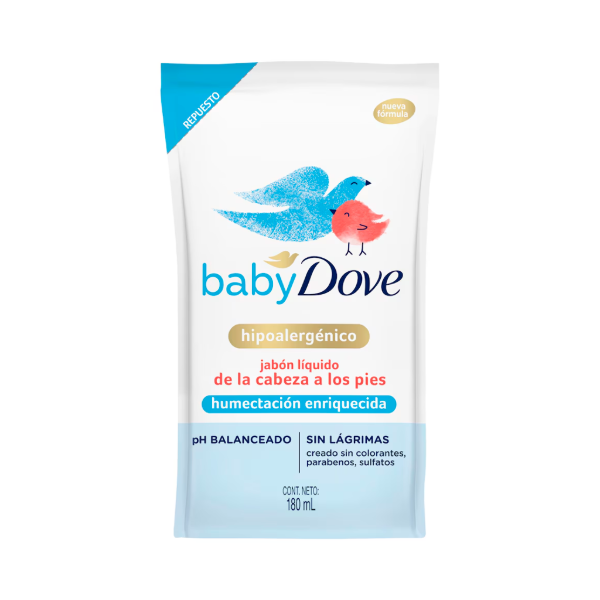 Producto - Jabón líquido Dove Baby x 180 repuesto